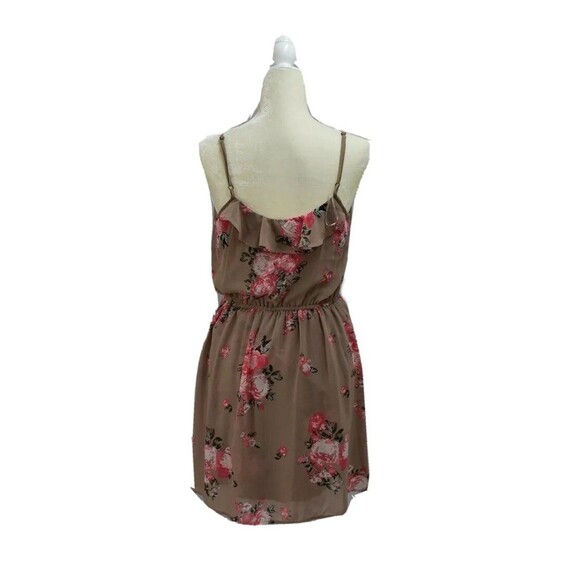 GUESS Women’s Spaghetti Strap Cocktail Dress Size S Floral Beige Knee Length. - Picture 3 of 6